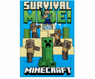 LCD hodinky s notebookem Minecraft