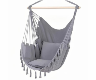 Houpačka 2Kids Toys Závěsné houpací křeslo šedé