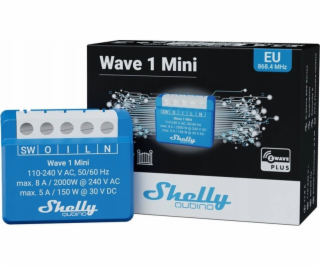 Shelly Qubino Wave 1 Mini Chytrý spínač Modrá
