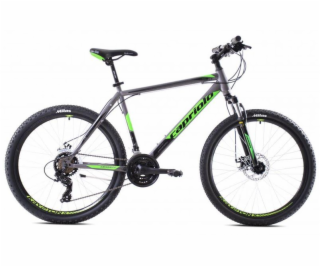 Horské jízdní kolo Capriolo OXYGEN 27,5 /20  šedozelené