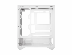 Počítačová skříň Darkflash DY460 (bílá) + 4 ventilátory ARGB