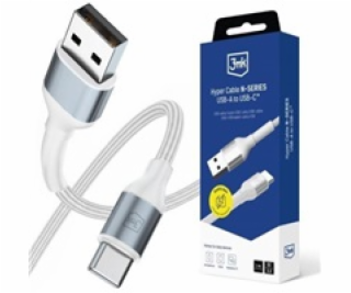 3mk Hyper Cable N-SERIES A to C 1m 9V/2A 18W White / Black