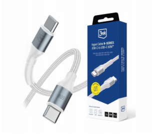 3mk Hyper Cable N-SERIES C to C 1m 20V/3A 60W White