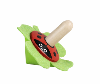 Detoa Dřevěná káča s plstí Beruška