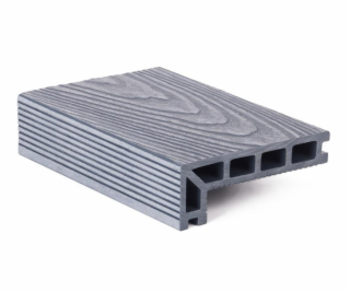 Terasové prkno G21 zakončovací, 2,5 x 14 x 400 cm, Silver...