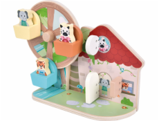 small foot Motorická hračka s ruským kolem Přátelé z džungle