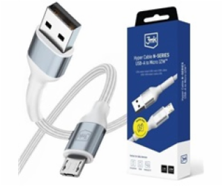 3mk Hyper Cable N-SERIES A to Micro 1m 5V/2.4A 12W White ...