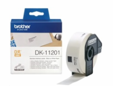 BAZAR - BROTHER DK-11201 Adresní štítky standart (400 ks) 29 mm x 90 mm - Poškozený obal (Komplet)