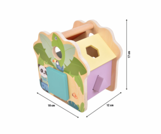 small foot Dřevěná vkládačka  Přátelé z džungle