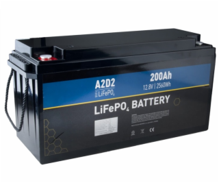 A2D2 baterie LiFePO4 12,8V 200Ah M8