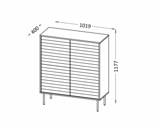 Cama CORTINA 490313 komoda