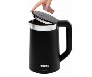 Gorenje K17TRDW elektrická konvice 1,7 l 2200 W Černá