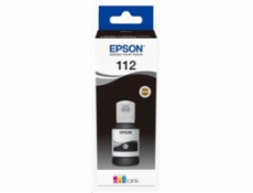 BAZAR - EPSON ink čer 112 EcoTank Pigment Black ink bottle - Poškozený obal (Komplet)