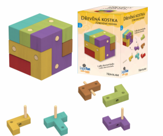 Hlavolam - IQ Dřevěná kostka