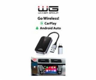 WG - Adaptér pro bezdrátové Apple CarPlay nebo Android Au...