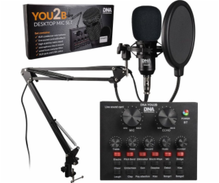 Bitmat DNA DNA YOU2B sada mikrofonní audio rozhraní stoja...