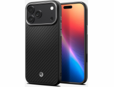 Spigen Enzo Aramid T, black silver - iPhone 17 Pro Max