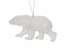 Vánoční hračka Medvěd, 13 cm, plast