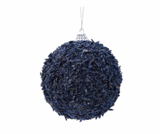 Vánoční hračka na stromeček Noční modrá, 8 cm, plastová