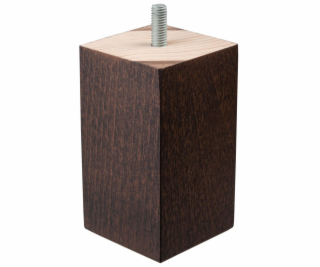 Noha nábytku Haushalt, 10 cm x 5,5 cm, tmavě hnědá