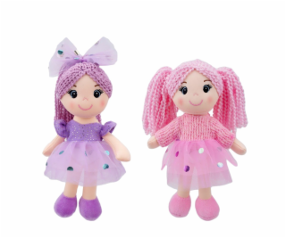 Plyšová hračka Lele Soft Panenka, různé barvy, 23 cm