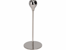 Vánoční svícen A98810530, kovový, 22 cm, stříbrný