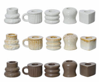 Porcelánový svícen, D 5 cm