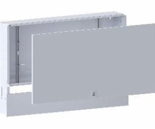 Rozvaděčová skříň, FERRO SZP1, až 6 kroužků, zapuštěná mo...