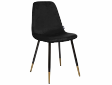 Jídelní židle Atmosphera Tyka, matná, černá, 44X51X85X5cm