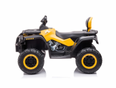 Dětská elektrická čtyřkolka S615, černá/žlutá