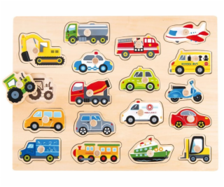 Dřevěná police L20075