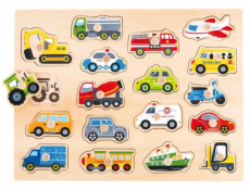 Dřevěná police L20075