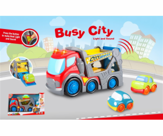 Autíčko Busy City DHTS10359J, červené
