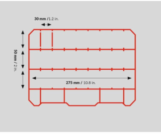 Kufřík na drobné předměty Qbrick 290 x 220 x 54 mm