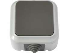 Spínač Okko Vika A16-222, antracit/šedá.