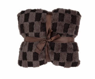 Domoletti Norková šachová deka, čokoládová, 150 cm x 200 cm