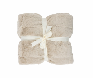 Deka Domoletti Mink Relief, hnědá, 150 cm x 200 cm