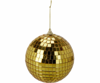 Vánoční hračka na stromeček, zlatá, 12 cm