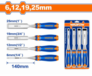 Wadfow Dláto na dřevo, sada 4ks