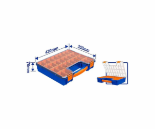 Wadfow Organizér plastový 430x350x70mm 16.5 