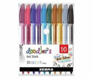 Sada gelových per  Doodler z Glitter , 10 třpytivých bare...
