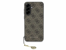 Guess Pouzdro 4G Charms Collection pro Samsung Galaxy A56 hnědé