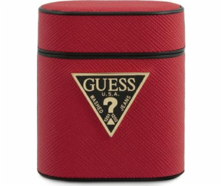 Guess Ochranný kryt GUACA2VSATMLRE Saffiano pro AirPods 1...