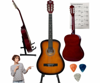 V-Tone BCG SB klasická kytara 4/4, sada 3 trsátek a akordů