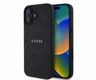 Guess Saffiano Peony MagSafe iPhone 16 B