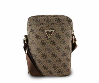 Guess PU 4G Triangle Logo Taška 8  Brown