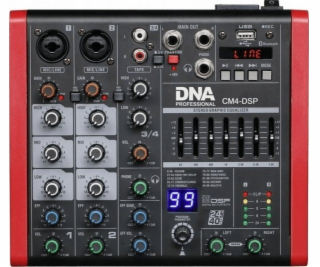 Bitmat DNA DNA CM4-DSP audio mixážní pult, 4 kanály, USB,...