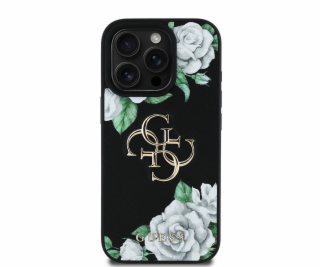 Guess PU Grained Roses 4G Logo iPhone 16