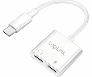 LogiLink USB-C na 2x USB-C adaptér, PD 60W / audio