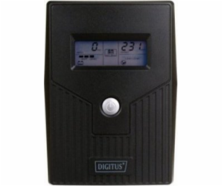 Digitus UPS Line-Ineractive LCD BASIC, 600VA/360W, 1x12V/...